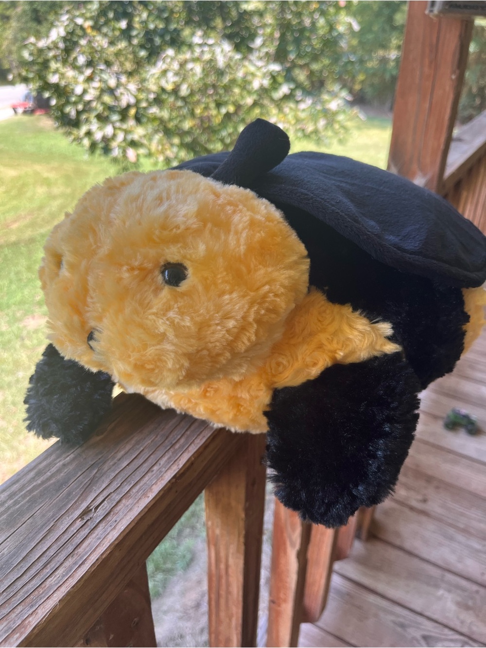 Vintage fat unipak bee stuffed animal pillow bug